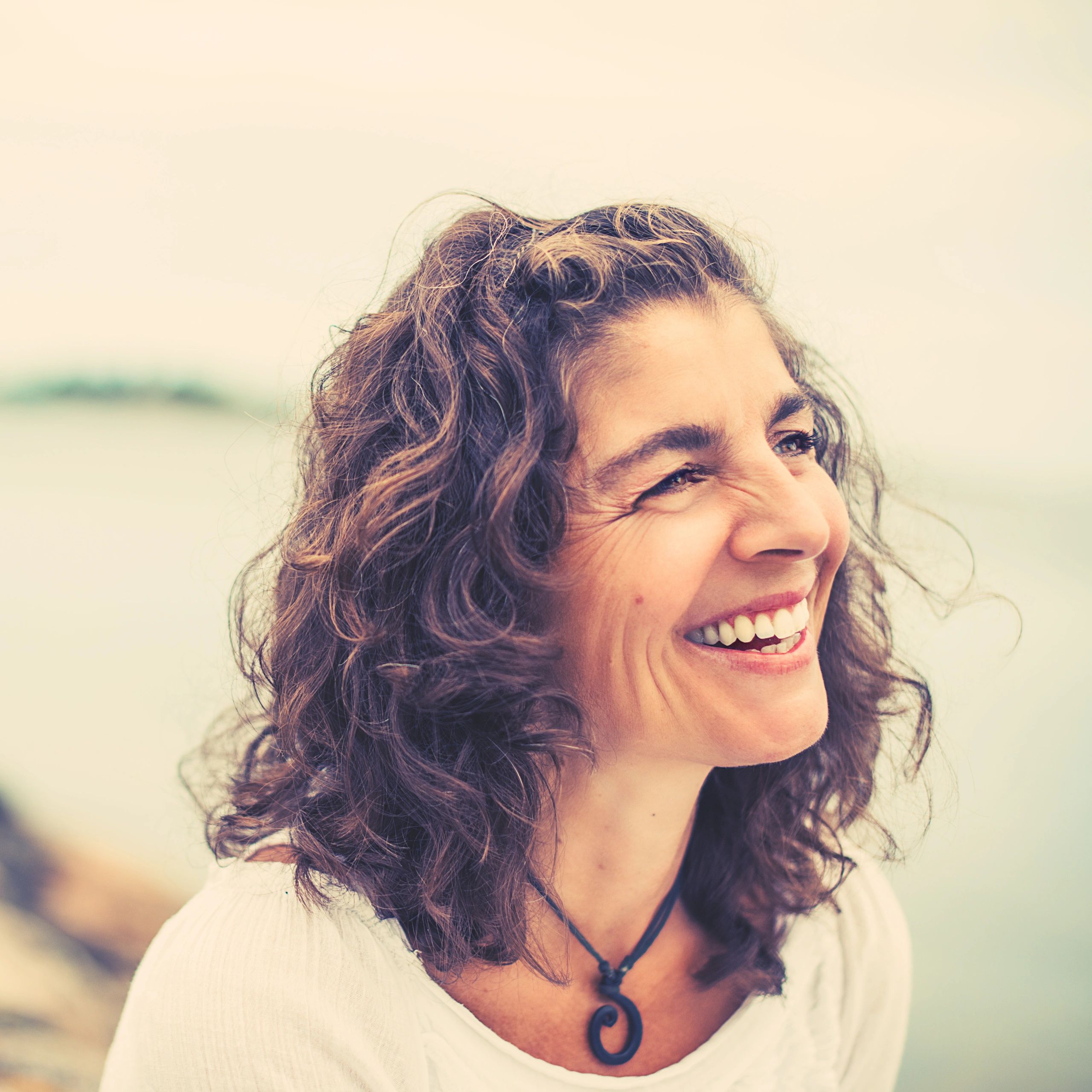 Portrait of a happy traveler